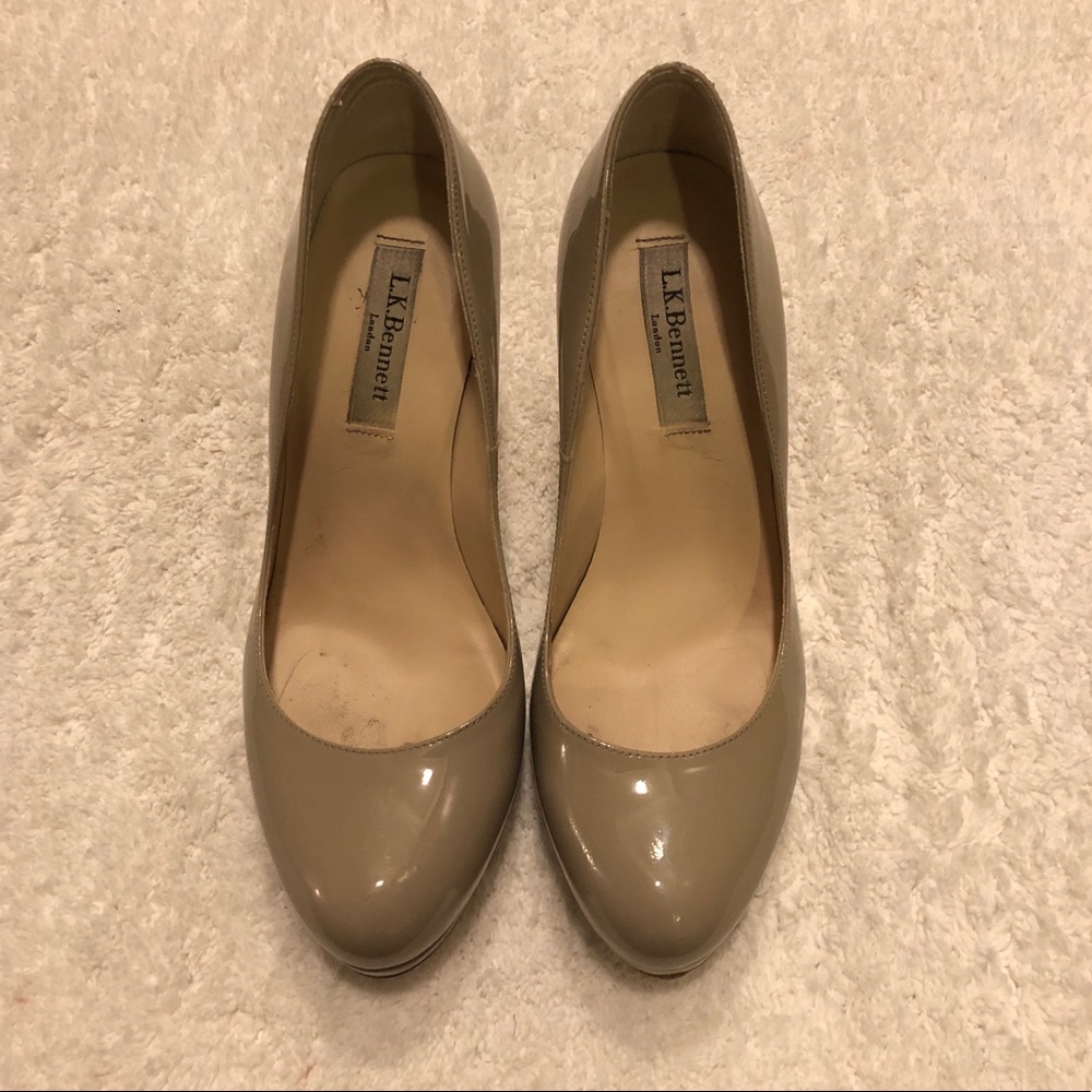 L.K. Bennett Sledge Patent Leather Pump